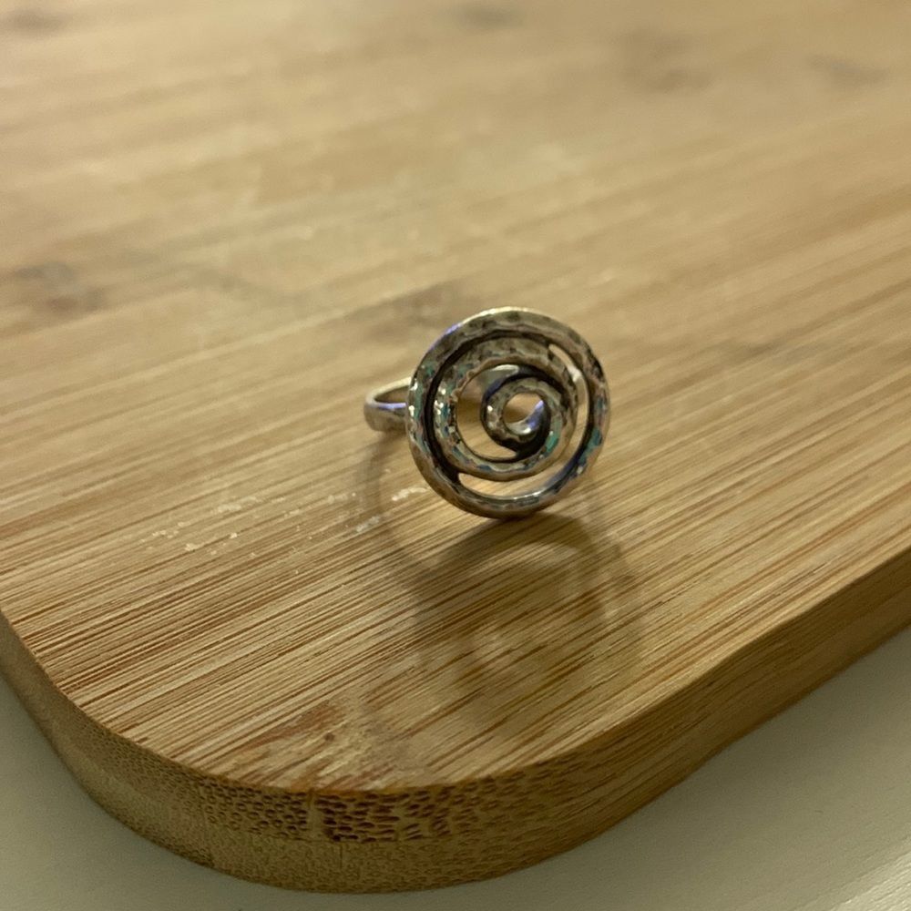 Silver Spiral Ring